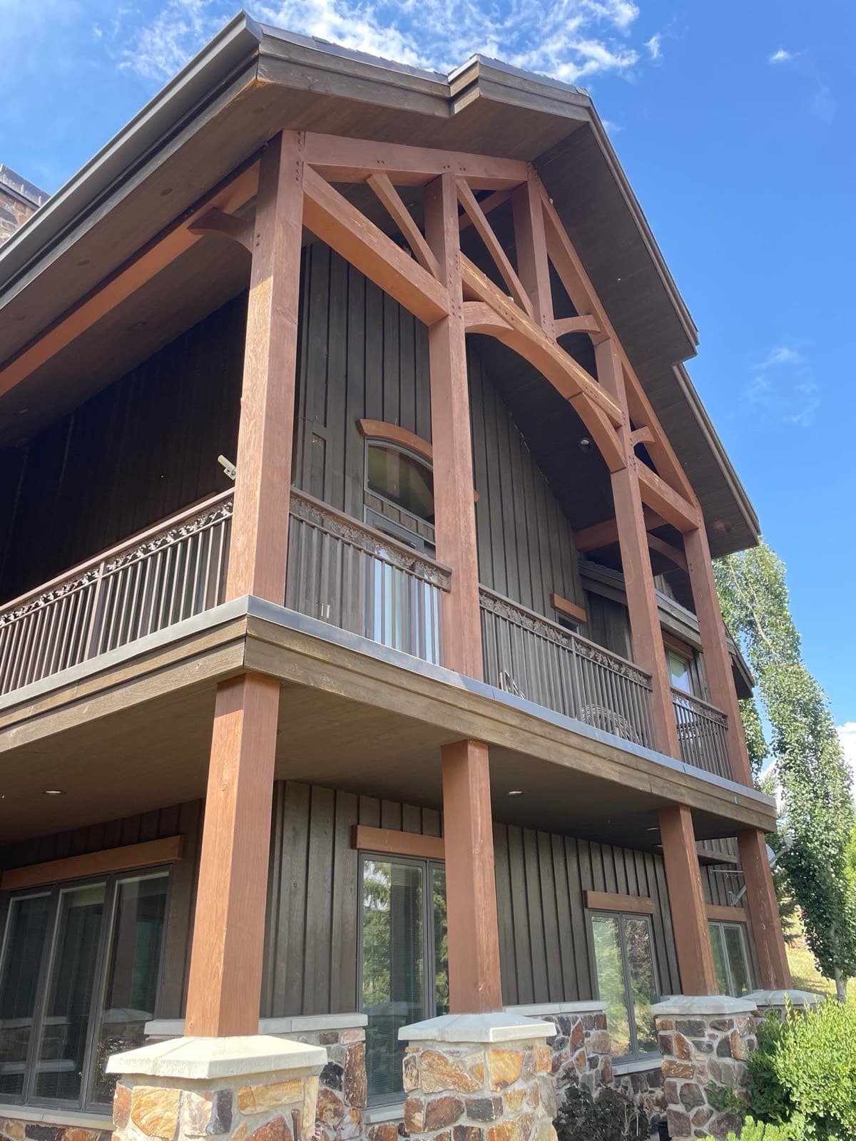 Exterior Cabin Repaint