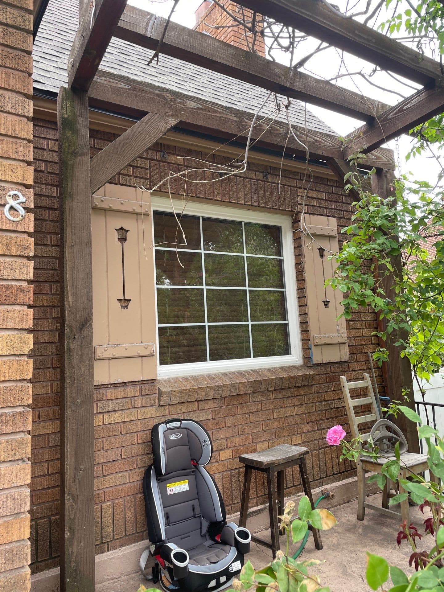 Brick Exterior & Shutters