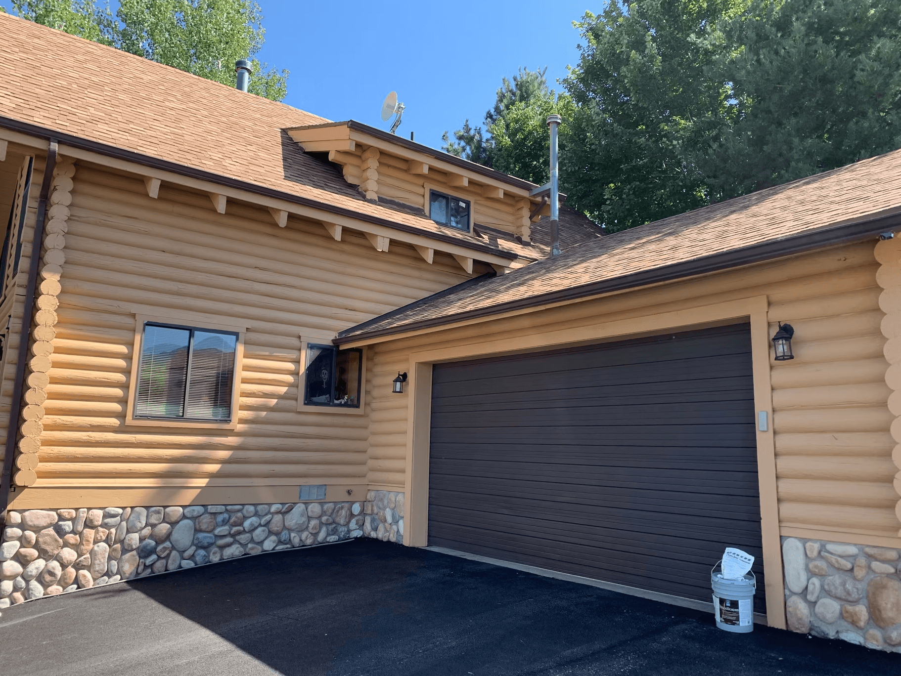 Cabin Garage Exterior