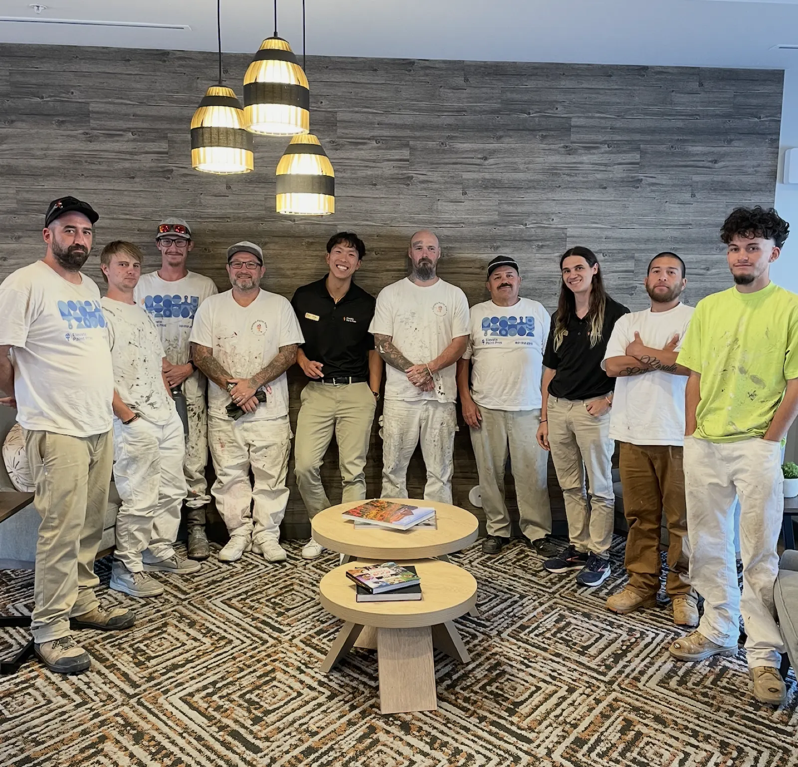 Elevate Paint Pros team in a modern office